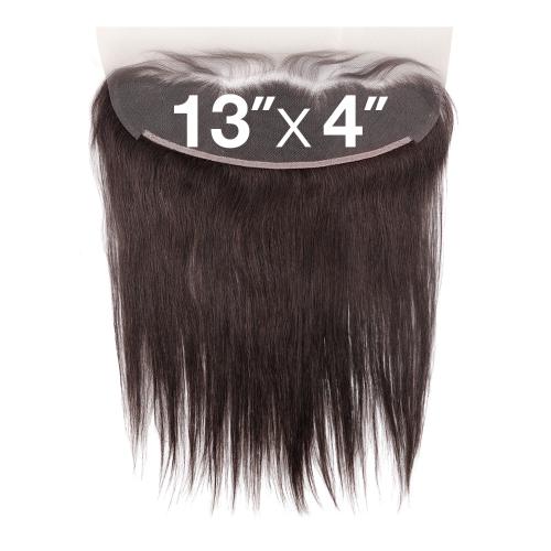 ModelModel Nude Leaf Unprocessed Brazilian Virgin Remy Human Hair Weave 13X4 Lace Frontal Closure Straight Find Your New Look Today!